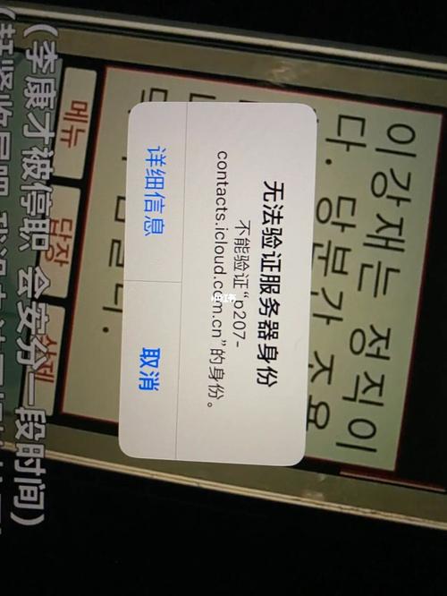 无法验证服务器的身份是什么问题
