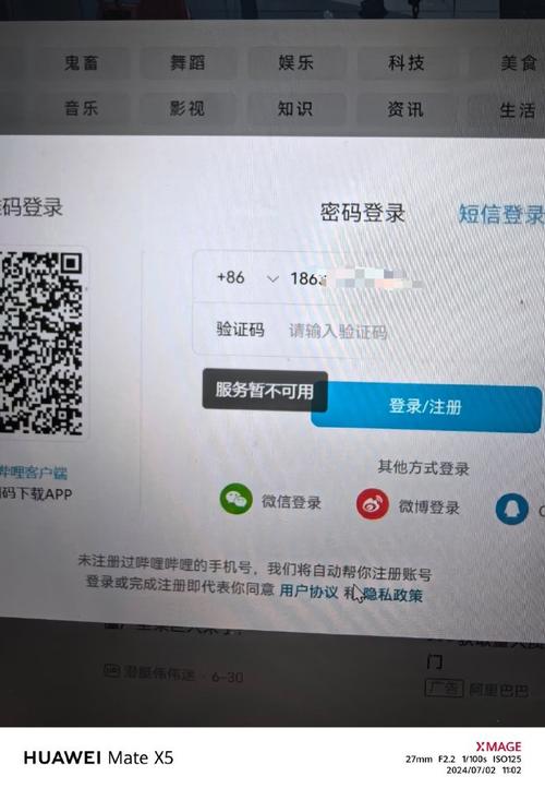b站服务器不可用什么意思