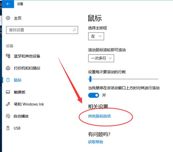 电脑中鼠标在哪里设置方法