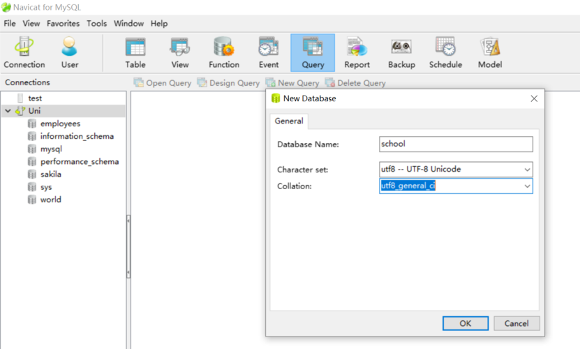 mysql bat 创建数据库_创建MySQL数据库