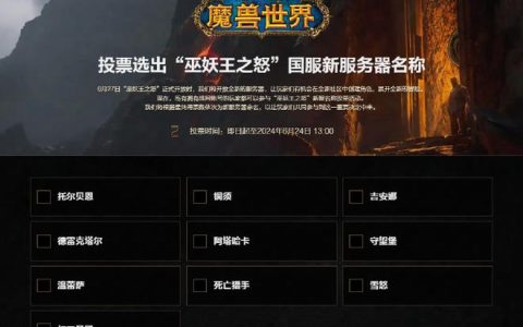 巫妖王新服务器命名之谜，究竟被赋予了什么游戏之名？
