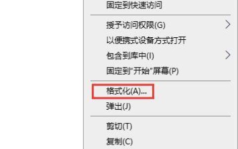 如何更改U盘的文件系统格式？