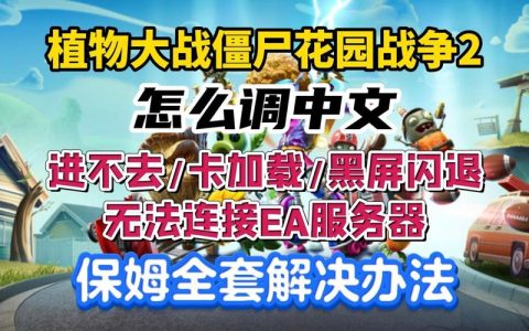 花园战争2玩家遭遇连接EA服务器难题，原因何在？