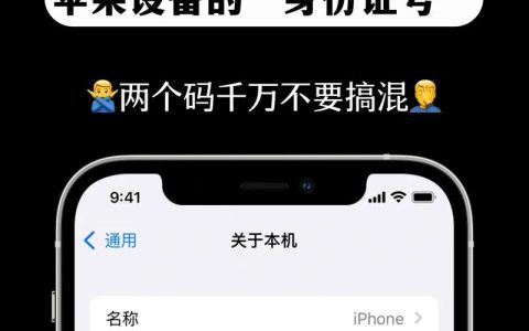 如何找到苹果手机上的身份认证设置？