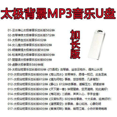 哪里有太极音乐U盘卖