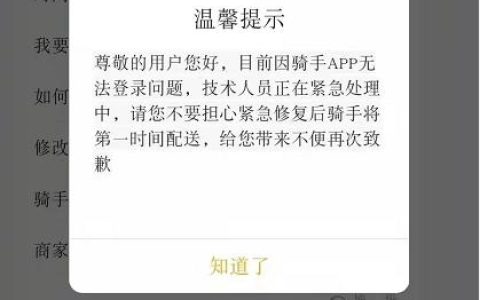 探究外卖平台服务器连接失败的潜在原因