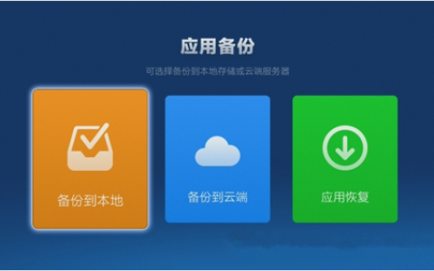 一键备份功能将数据存储在何处？