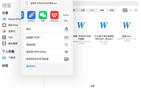 如何在iPad上找到从U盘导入的文件？