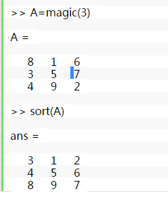 matlab中sort函数 _SORT BY