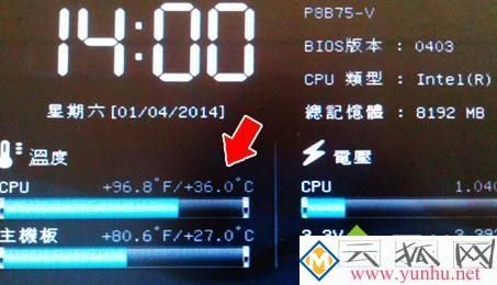 bios哪里设置cpu温度超过80