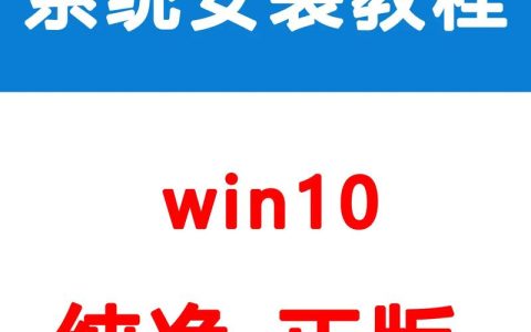 如何在Windows 10上进行系统安装？