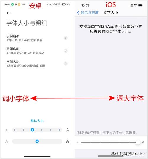 调字体大小从哪里调