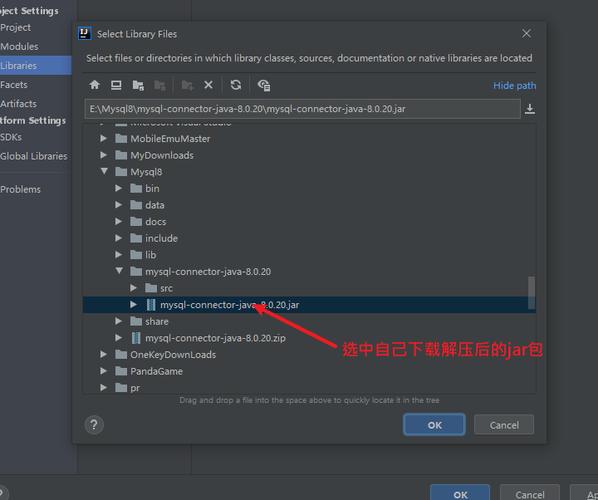 mysql连接数据库的包_准备MySQL数据库连接的驱动