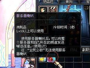 dnf服务器和频道喇叭有什么区别