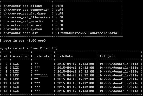 mysql数据库中文 问号_Mysql数据库