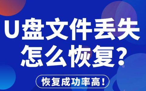 如何找回丢失的U盘文件？
