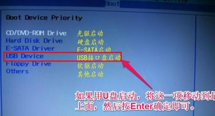 bios哪里改u盘启动项