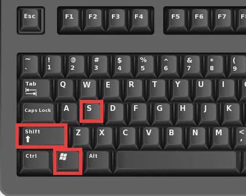 笔记本截图捷键在哪里