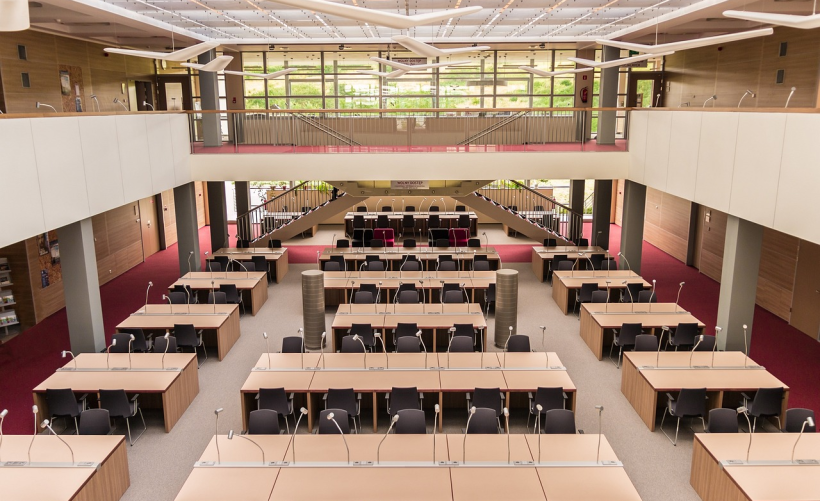 一只孔雀如何巧妙地溜进了高校图书馆？