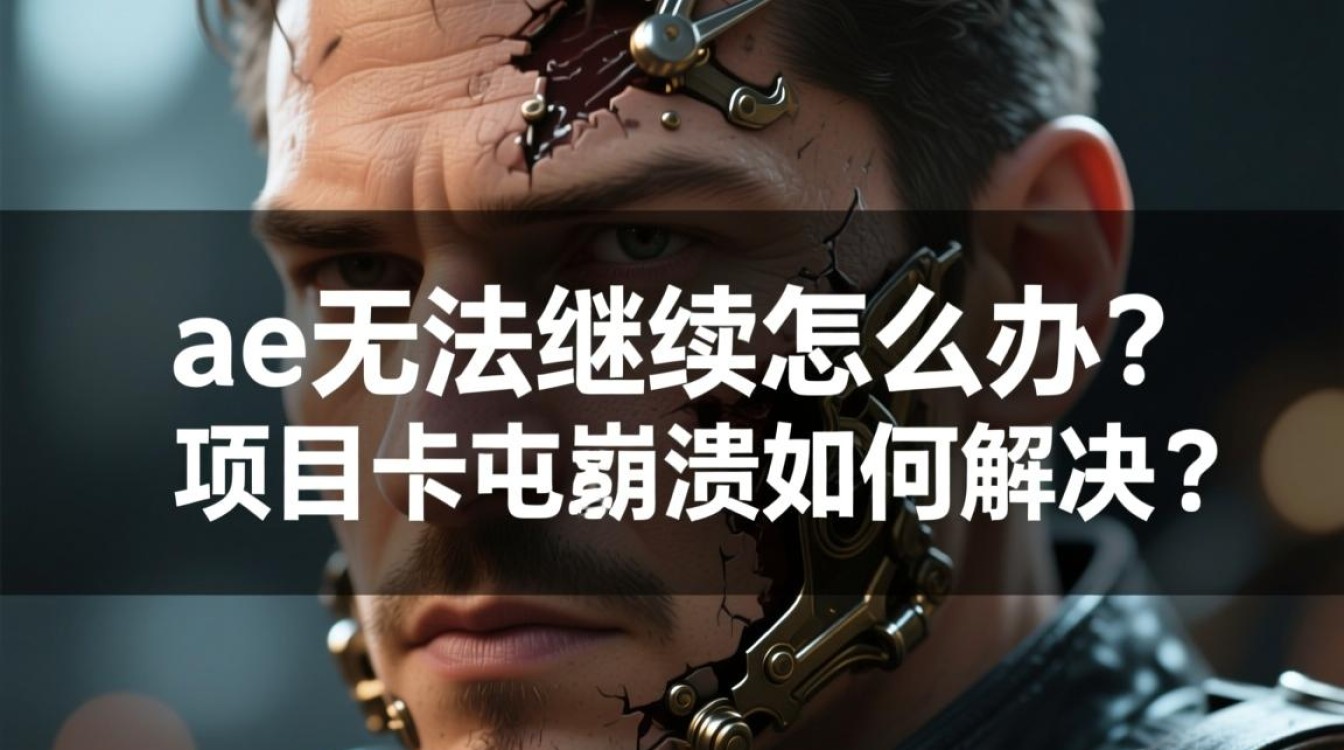 ae无法继续怎么办？项目卡顿崩溃如何解决？