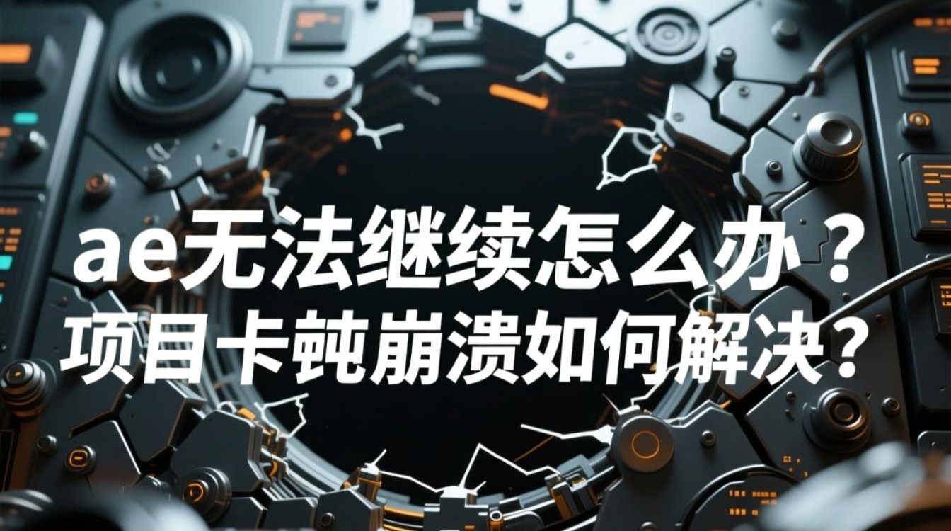ae无法继续怎么办？项目卡顿崩溃如何解决？