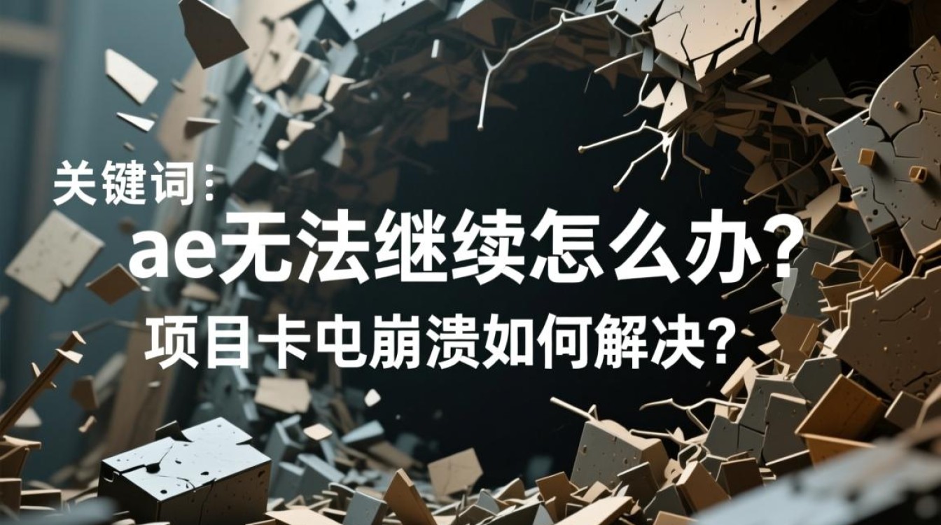 ae无法继续怎么办？项目卡顿崩溃如何解决？