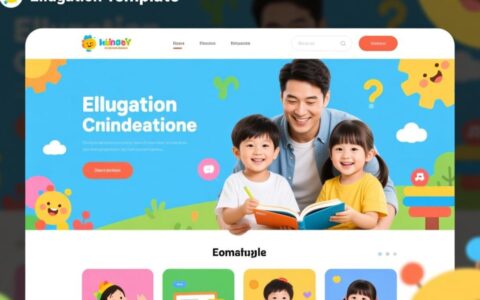 儿童早教网站模板哪个更适合宝宝启蒙学习？