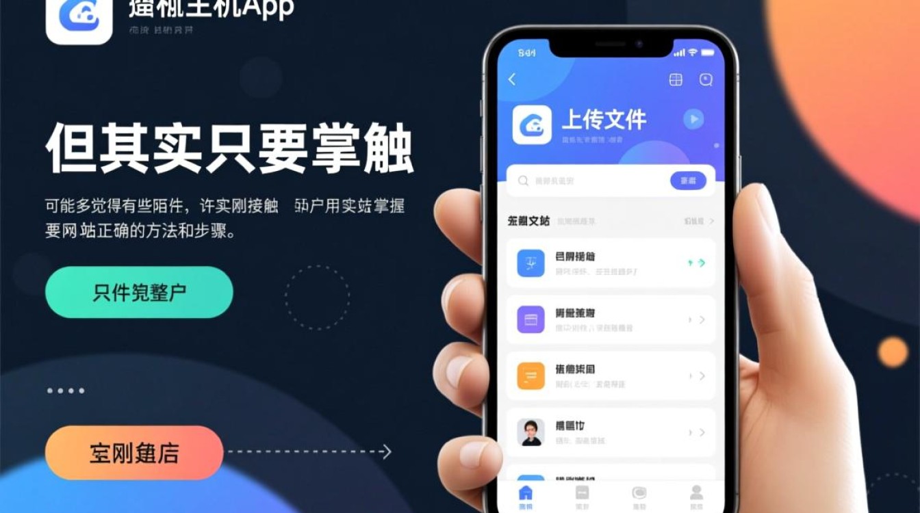 买了虚拟主机app，文件上传步骤是怎样的？