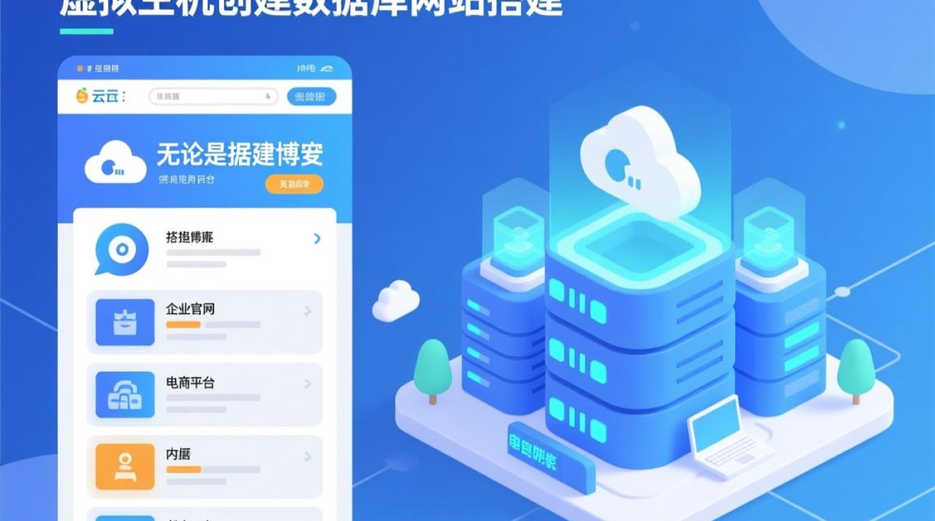 白云虚拟主机创建数据库，具体步骤和注意事项有哪些？