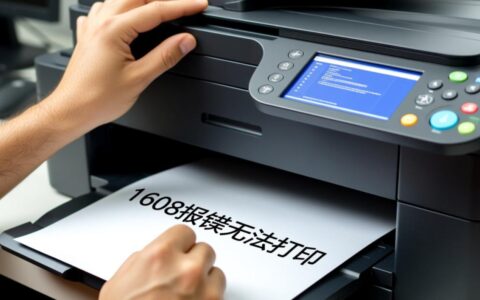 1608报错无法打印怎么办？解决方法有哪些？