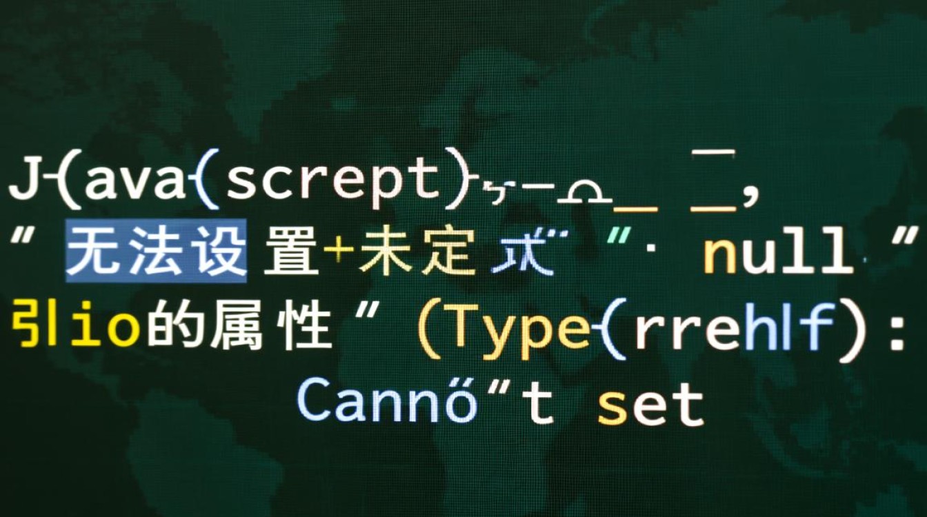 为什么无法设置未定义或null引用的属性？