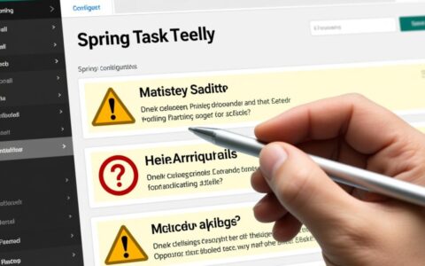 Spring task配置报错怎么办？30字疑问长尾标题来了！
