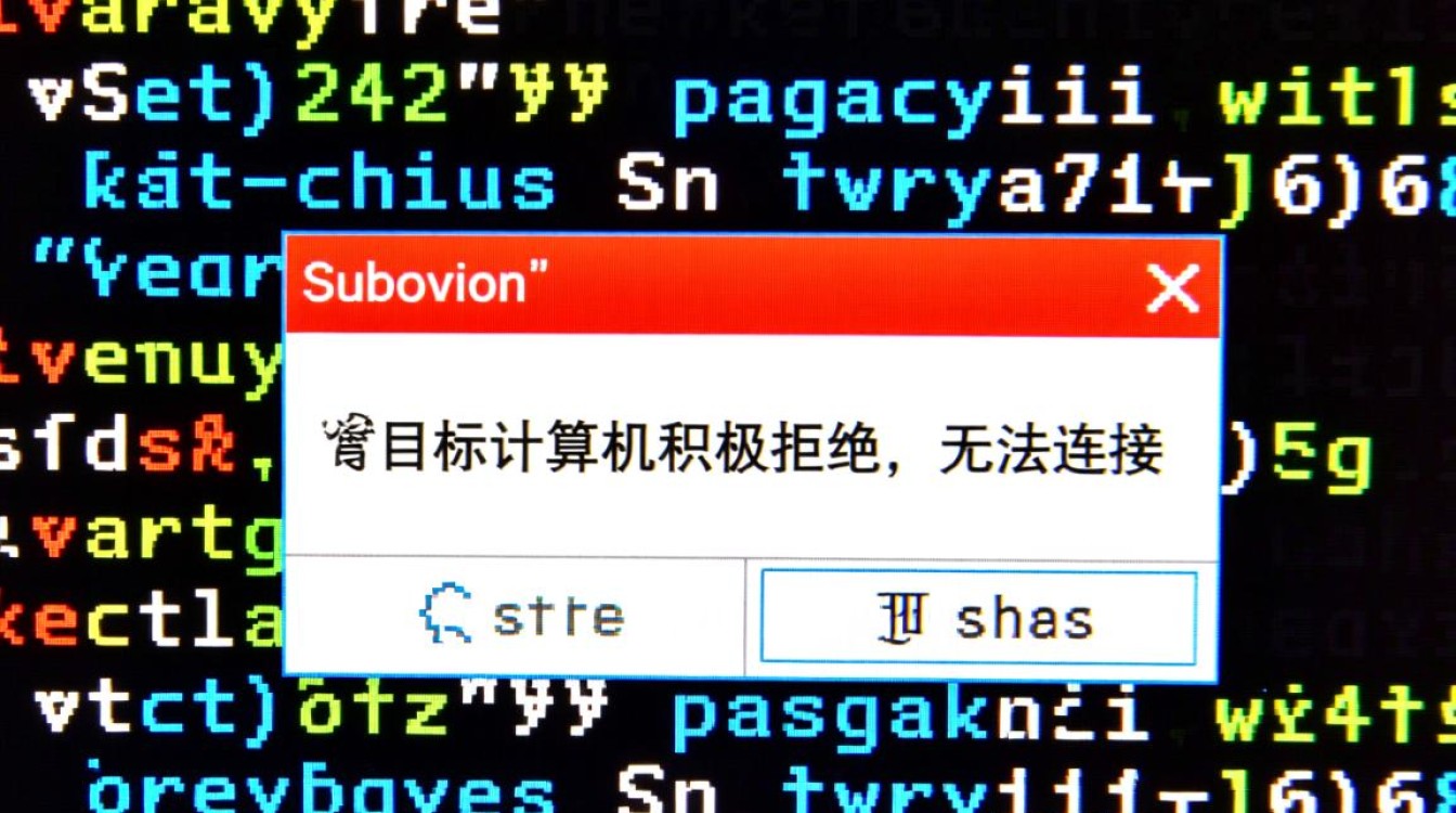 svn目标计算机积极拒绝无法连接怎么办？