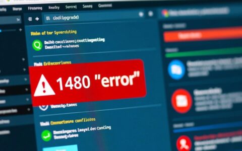 升级时报错1480怎么办？原因及解决方法是什么？