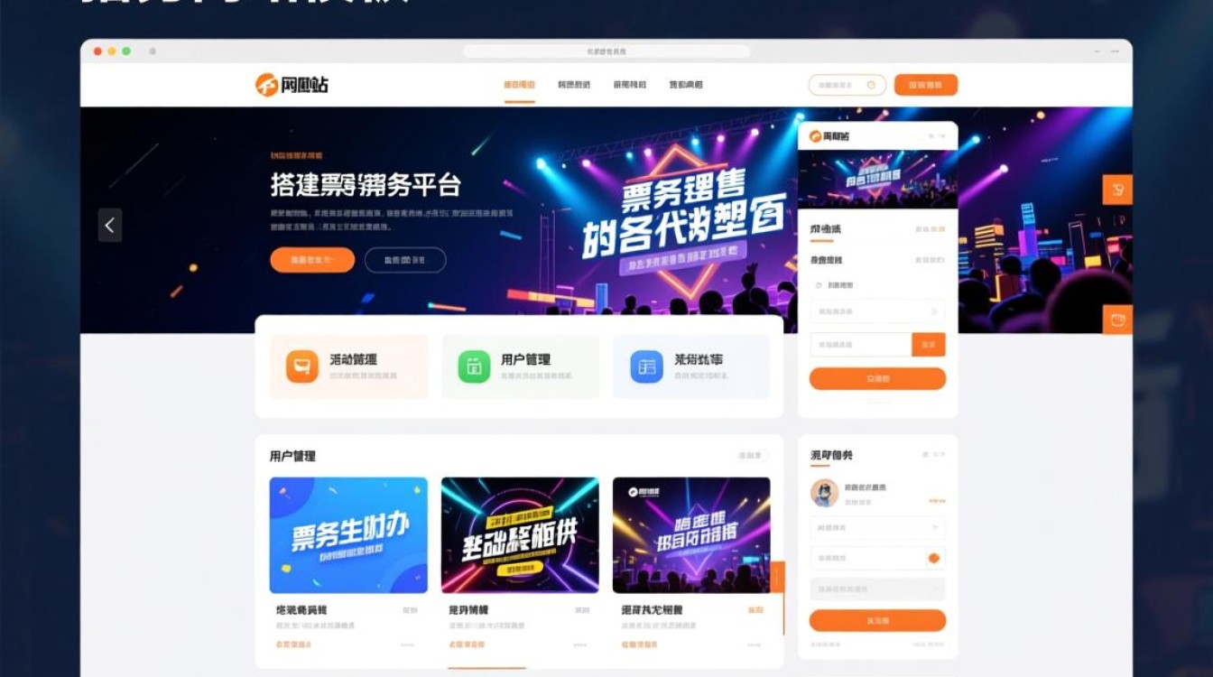 票务网站模板如何选？功能全、易定制、能快速上线吗？