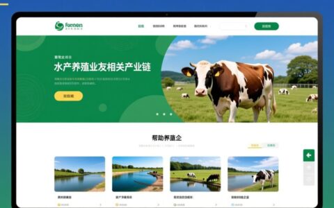 养殖网站模板哪里找？新手如何快速搭建专业养殖网站？