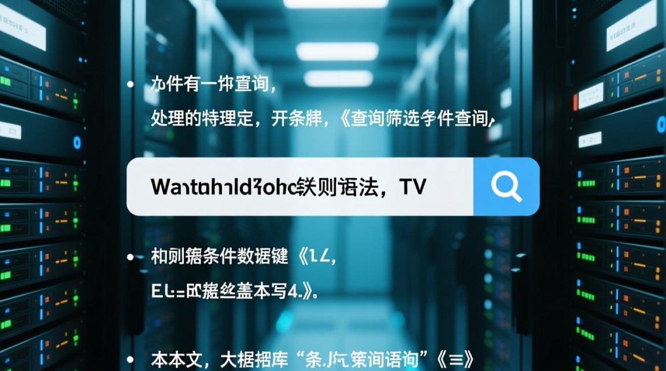 数据库判断条件查询语句怎么写？具体语法和实例有哪些？