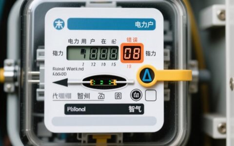 电表报错08是什么意思？怎么解决电表故障08？