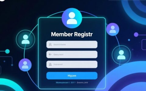 网站会员注册模板怎么设计才能提升用户注册转化率？