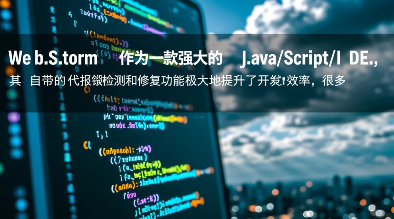 WebStorm自带报错修改功能如何高效解决代码报错问题？