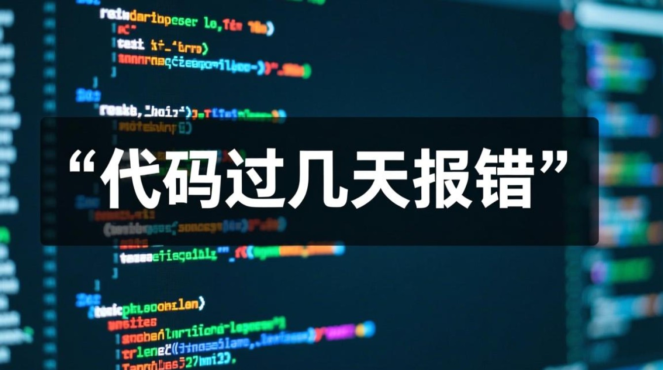代码过几天报错是什么原因导致的？