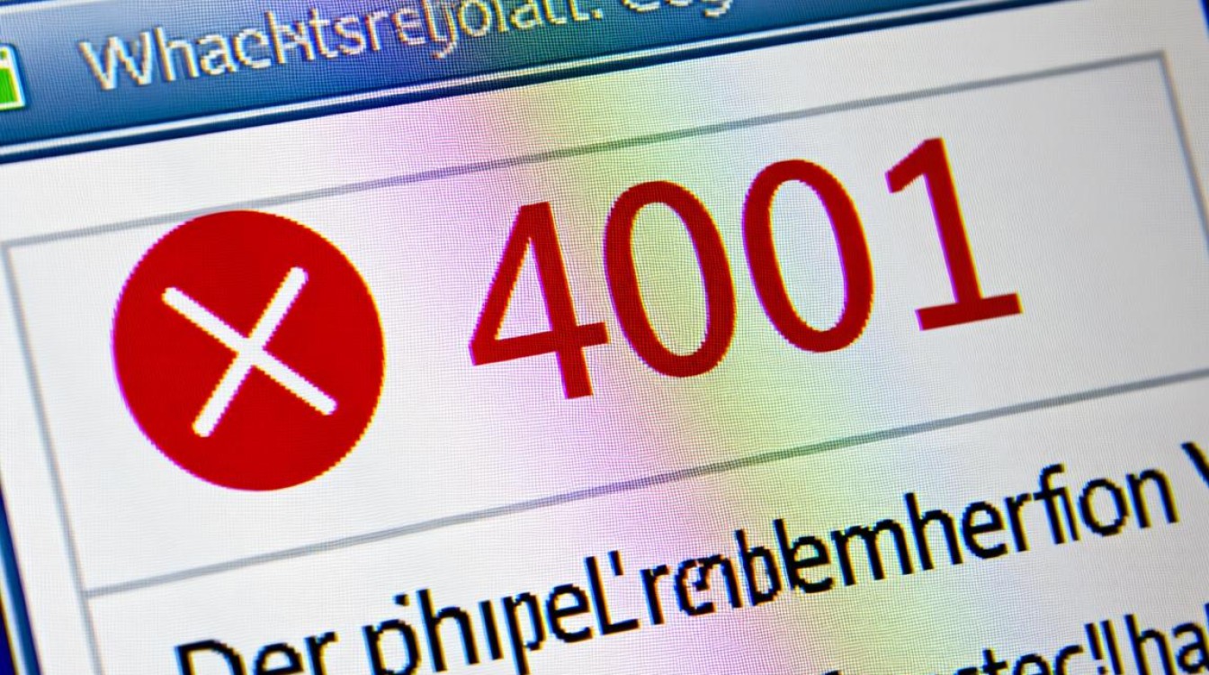 微信报错4001是什么原因，如何解决？
