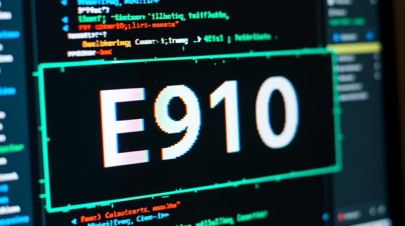 报错E910是什么原因？如何解决？