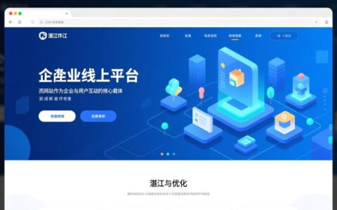 湛江网站制作优化哪家靠谱？价格和效果怎么选？