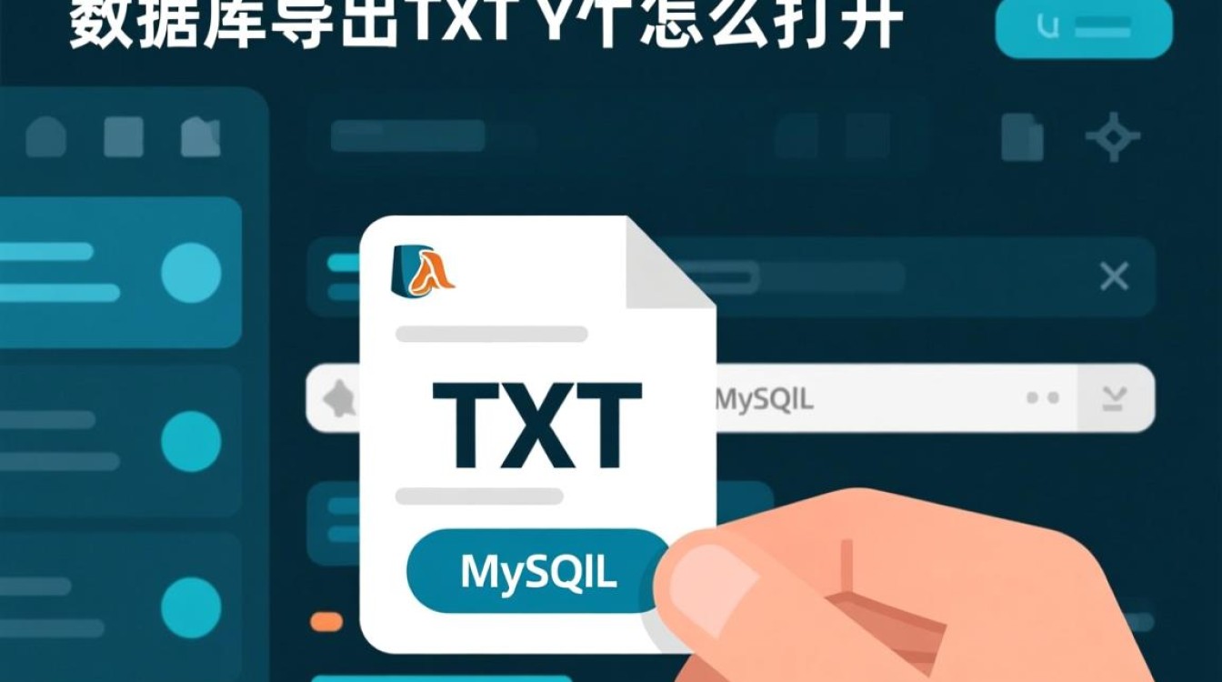 mysql数据库导出的txt文件用什么工具打开？