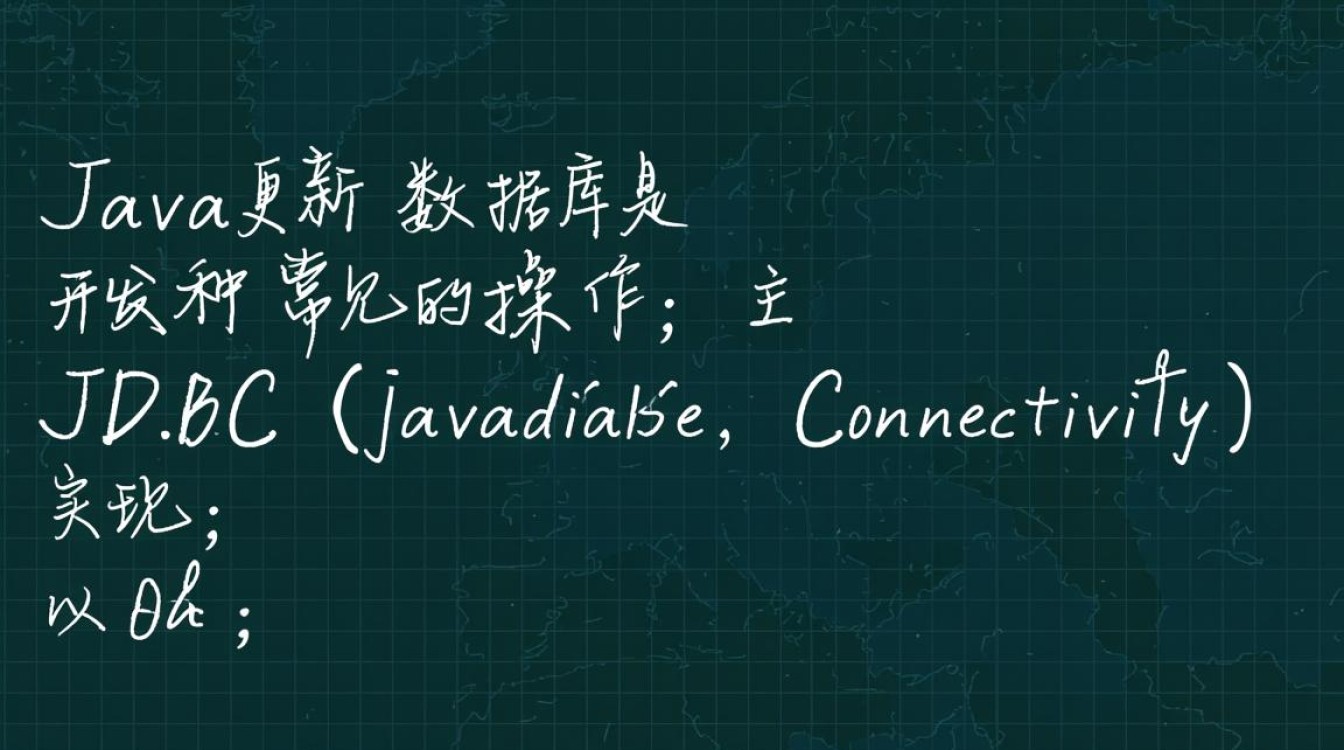 Java中如何高效更新数据库数据？具体步骤和代码示例