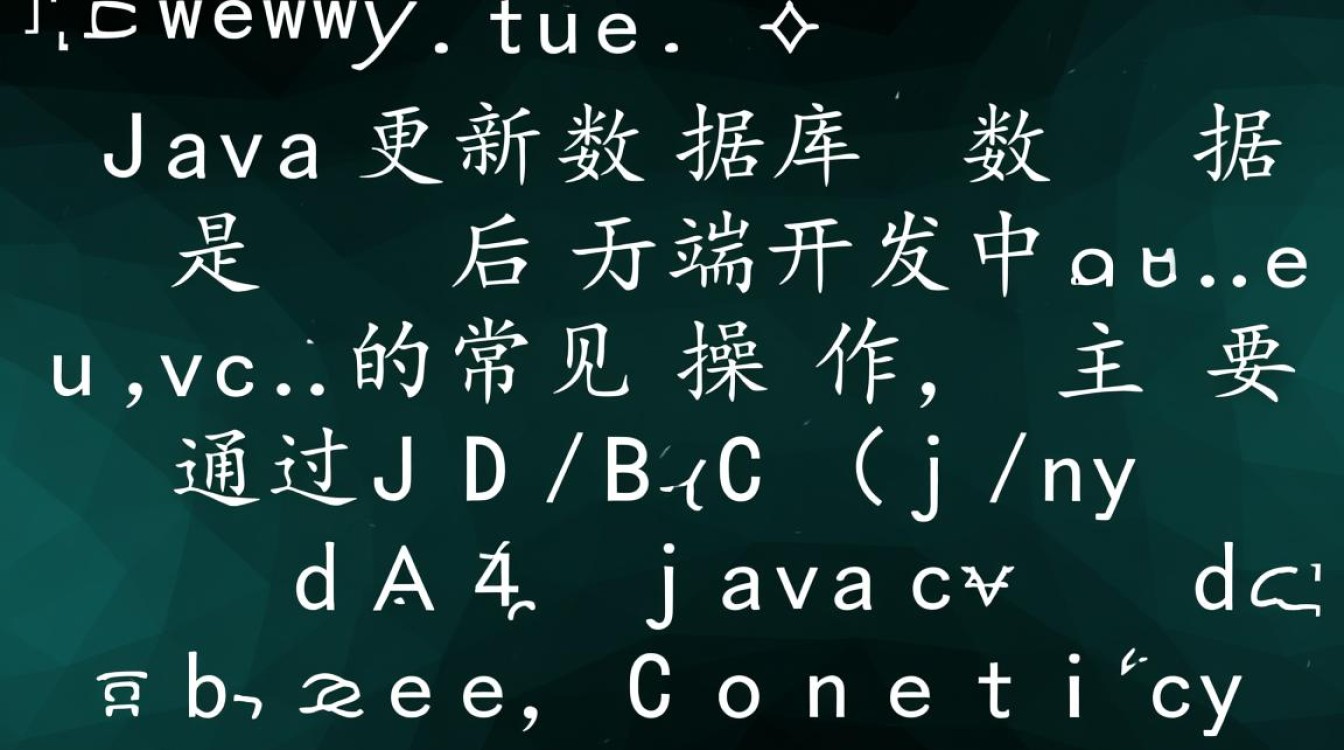Java更新数据库数据的具体代码步骤和注意事项是什么？