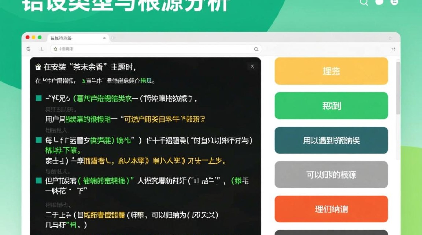 茶末余香安装报错是什么原因，该如何正确解决？