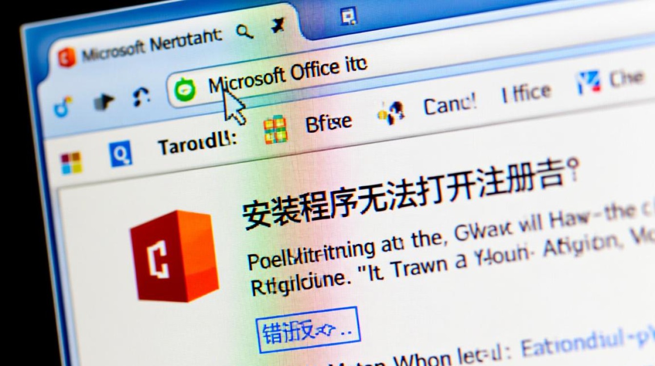 Office安装程序无法打开注册表，是什么原因又如何修复？