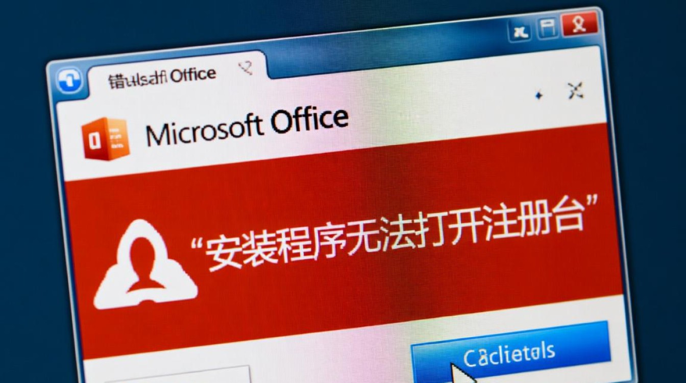 Office安装程序无法打开注册表，是什么原因又如何修复？